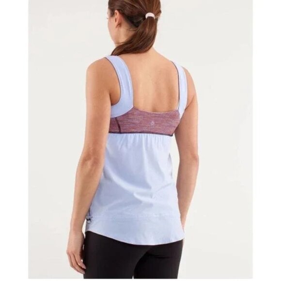 Lululemon Chase Me Tank Top Lavender Dusk Wee W1935S Womens Size 4 - Picture 4 of 7